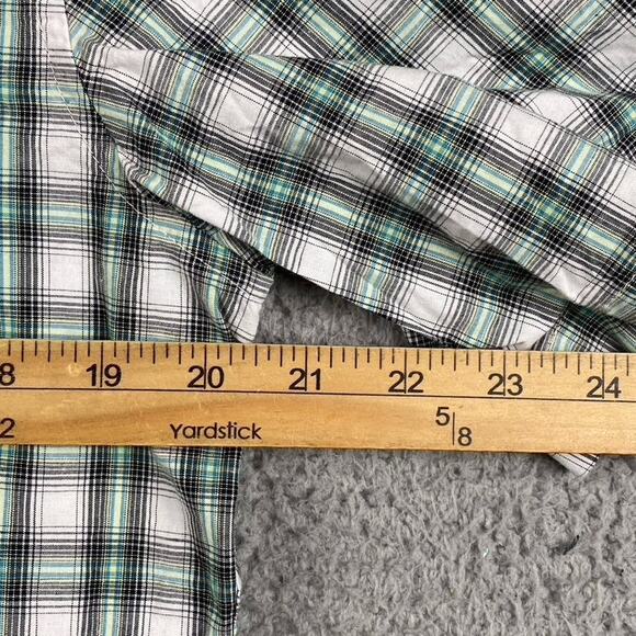 Wrangler Retro Pearl Snap Shirt Men's Small Green Plaid Western Rodeo Cowboy - Picture 5 of 10